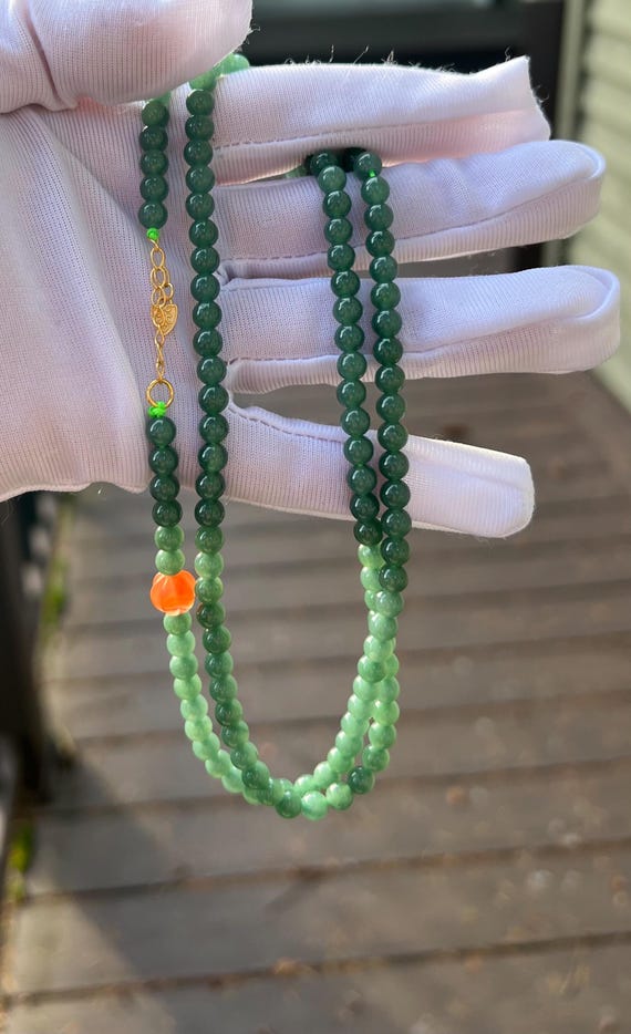 Certified Natural untreated Grade A Jade adjustable necklace /Guatemala Jadeite  icy blue green Jadiete  天然精品无优化冰糯蓝水翡翠项链手链 长度可调#4507