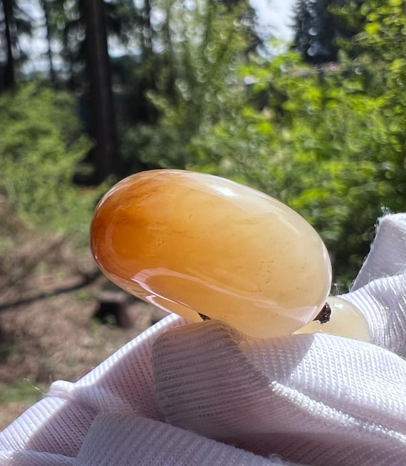 Certified natural jade/brown White Nephrite donut pendant/circle safety pendant/  天然软玉 糖白玉 平安扣 吊坠  项链 #3485 油润糯