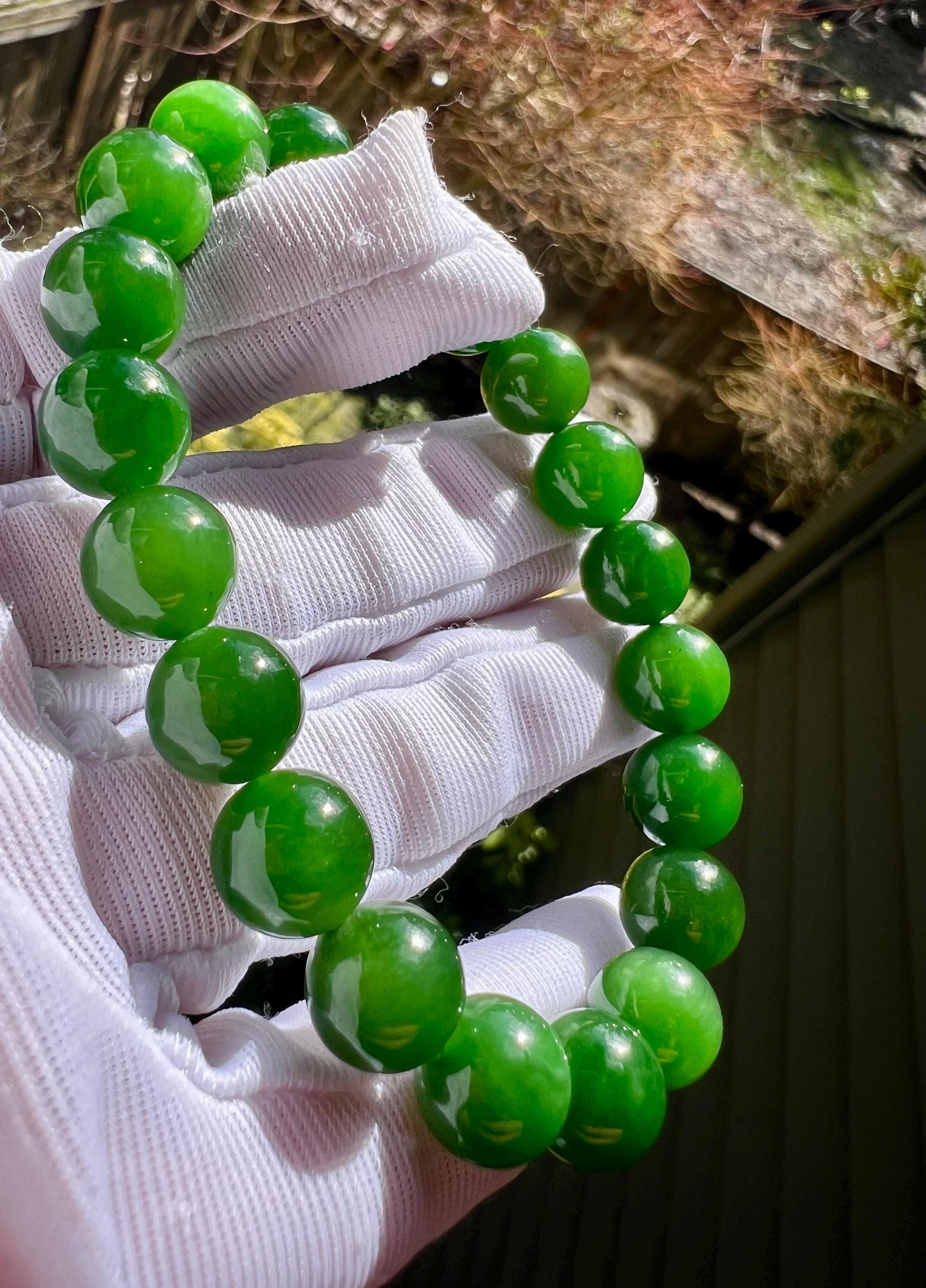 流行に  Green jade 日本 Etsy - bracelet アクセサリー