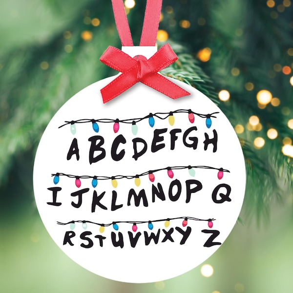 Stranger Things inspired ornament , ST ornament , 2025 Christmas ornament