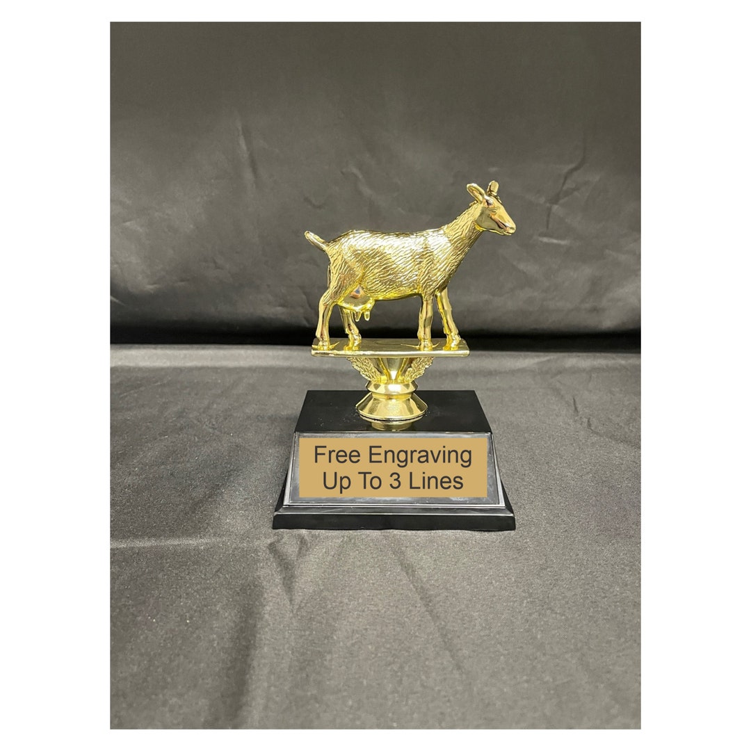 Goat Award Trophy, Greatest of All Time, G.O.A.T. , G.O.A.T. , Funny