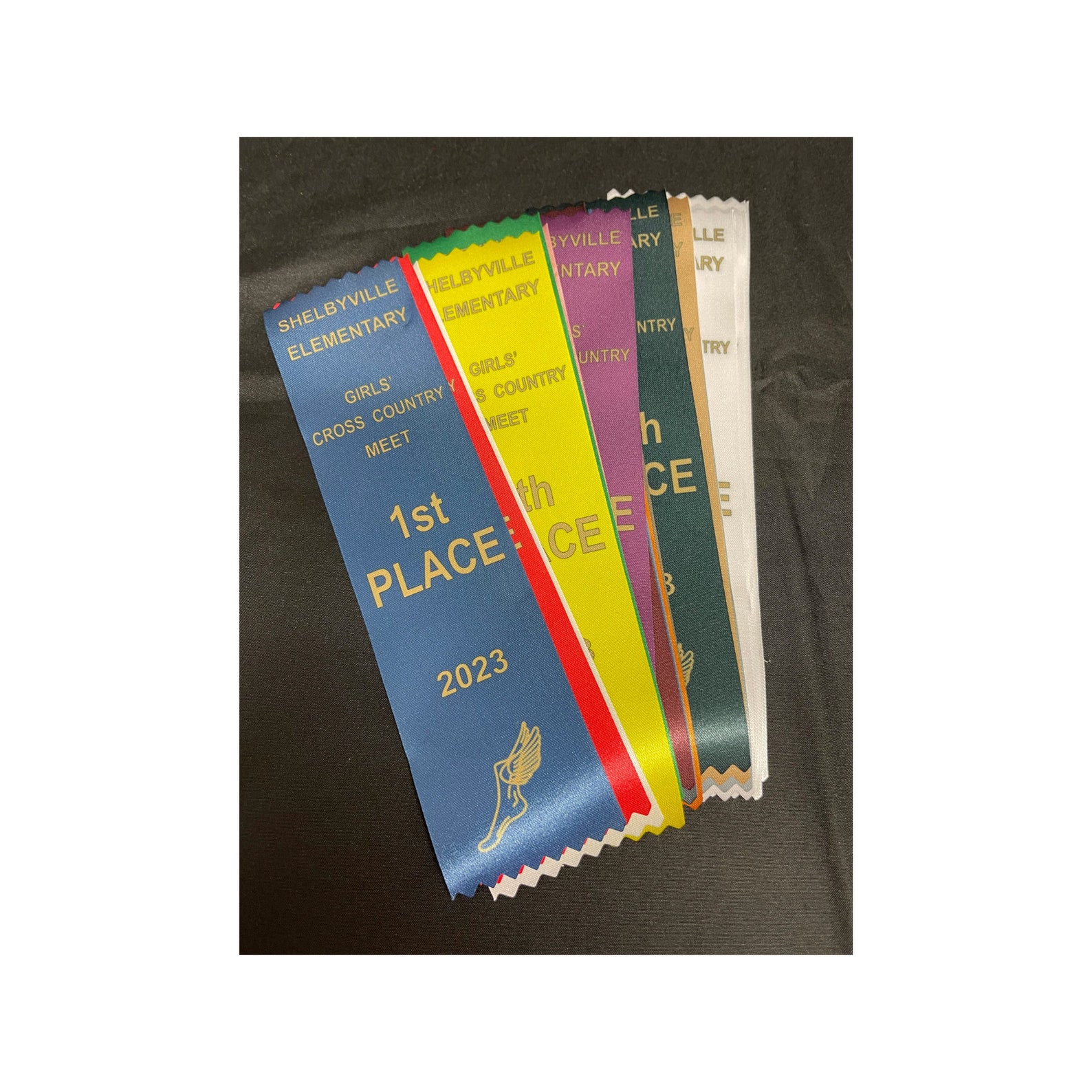 Custom Ribbon Awards: Personalized Track Ribbons (8