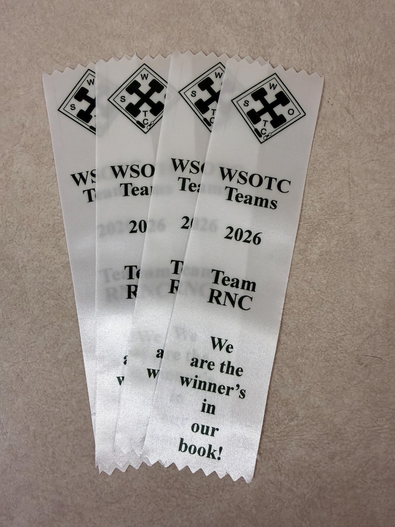 Track Ribbon Frame Custom Ribbon Awards: Personalized Track Ribbons (8