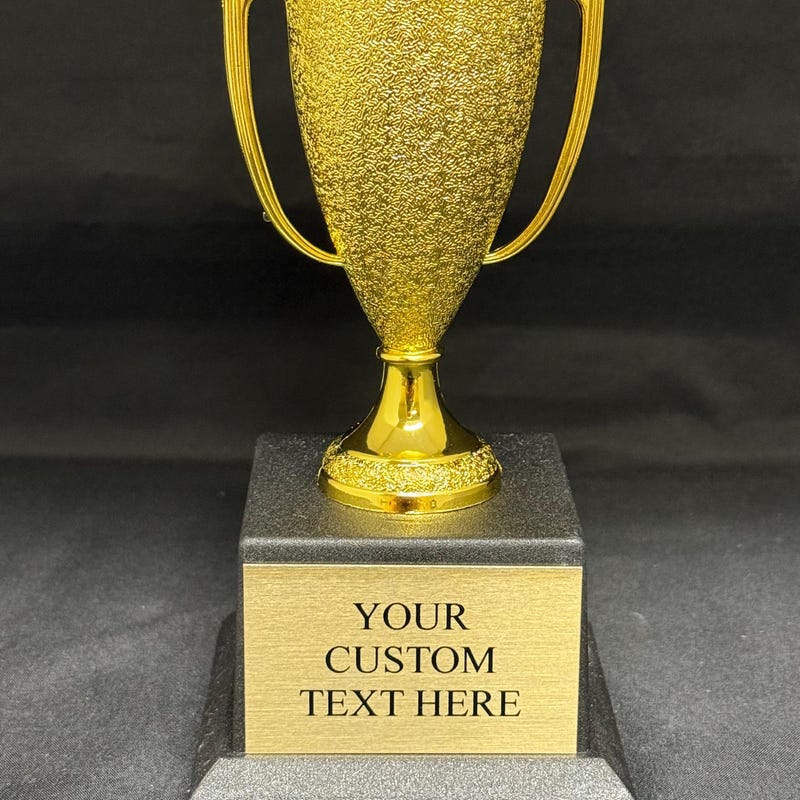 Small Trophy R Small Trophy - Etsy
