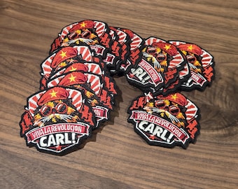 Parche de la Revolución de la Princesa Donut, Parche de litrpg inspirado en Carl de DCC Dungeon Crawler Cat, gato carey