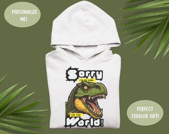 Costum Dino: Adorable Toddler Hoodie with Dinosaur Design, Kleinkinder dino shirt, kapuzzenpullover, Kinder kleider, Kleinkinder bekleidung