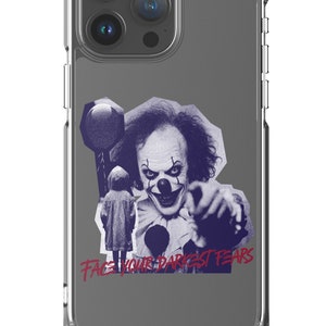 Creepy Clown Phone Case, Spooky Circus Phone Cover, Horror Lover Gift Phone Case