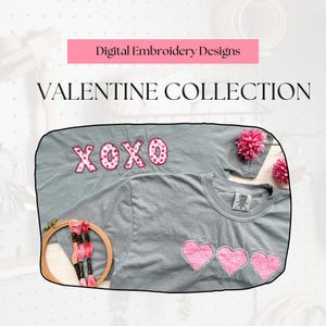 Hand embroidery Valentine designs PDF