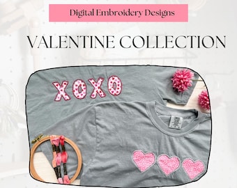 Hand embroidery Valentine designs PDF