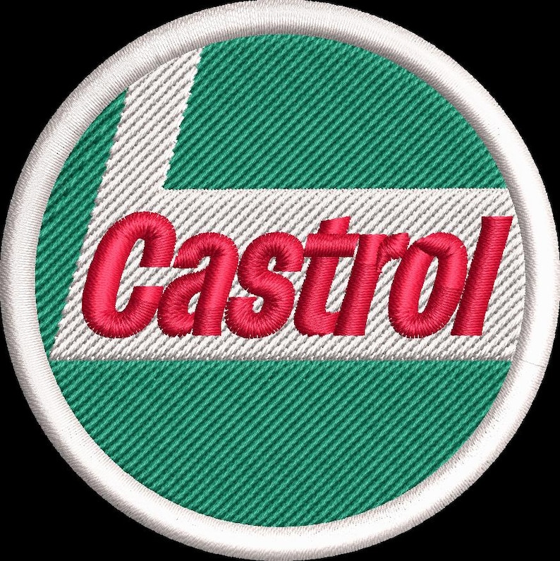 Castrol Logo Machine Embroidery Design | Pes Exp Dst Jef Sew Hus ...