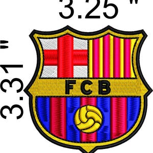 FC Barcelona Embroidery Design – Digital File