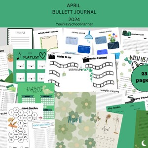 April bullett journal