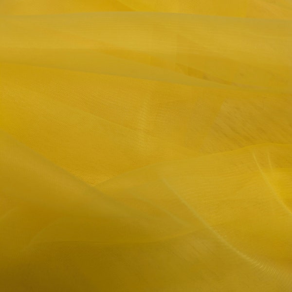 Helianthus Fabric Sample | Sunflower Yellow Colourful Wedding Veil | Summer Bridal Hair Accessories | Sample
