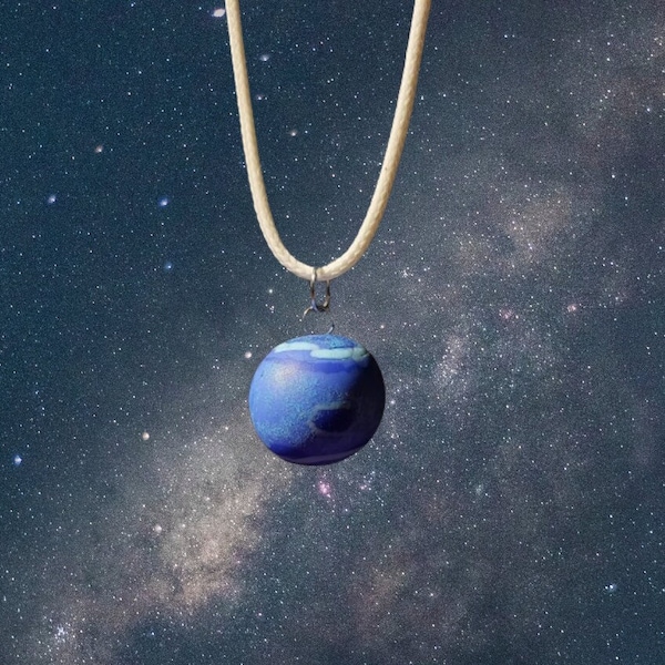Planet Neptun Halskette