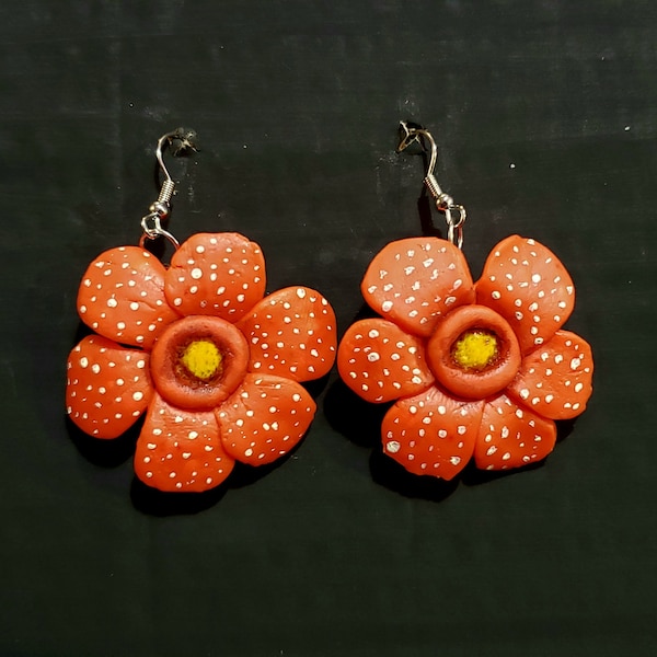 Rafflesia Arnoldii (Corpse Flower) Earrings