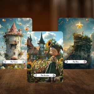 Magical Lenormand Cards, Unique Oracle Card, Colorful Lenormand Deck, Divination Tools, Cute Tarot Deck, Beginners Lenormand Guidebook