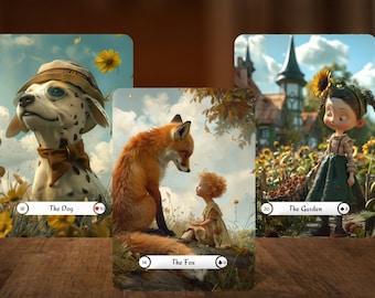 Magical Lenormand Cards, Unique Oracle Card, Colorful Lenormand Deck, Divination Tools, Cute Tarot Deck, Beginners Lenormand Guidebook