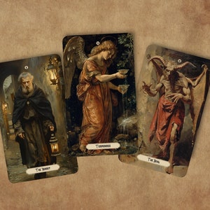 Menschliche Figur Tarot Deck, Antike Tarot Karten mit Anleitung, Manierismus Kunst Orakel Deck, Wahrsage Werkzeuge, Wahrsage Geschenke, 78 Karten