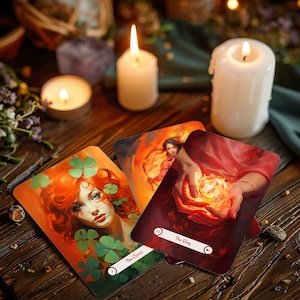 Lenormand Deck, Fortune Telling cards, Grand Tableau Lenormand, Fiery Lenormand, Colorful Oracle Deck, Divination Tools, Lenormand Cards