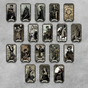 Witchy Tarot Deck, Raider Waite Tarot, Black Tarot Cards, Tarot for Beginners, Divination Tools, Black Halloween Gifts, Dark Fantasy Oracle