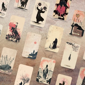 Jeu de tarot moderne, cartes de tarot contemporaines, tarot avec guide, 78 cartes Oracle roses, arcanes majeurs, arcanes mineurs, cadeau jeu de tarot complet