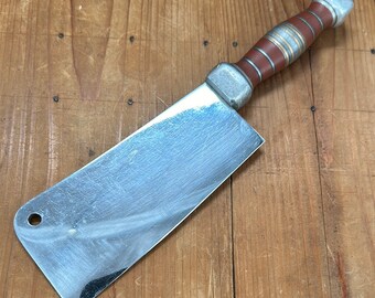 7" Cleaver WW2 Era Theater Knife Style