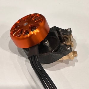 SCX24 Brushless Pancake Carbon Fiber motor mount
