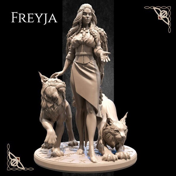 Freyja | Beast Miniatures | Norse Gods | Valhalla | Altar Piece | Pagan | Gods | Asatru | Witch