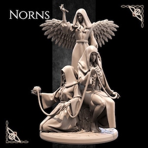Norns | Beast Miniatures | Norse Gods | Valhalla | Altar Piece | Pagan | Gods | Asatru | Witch | Viking