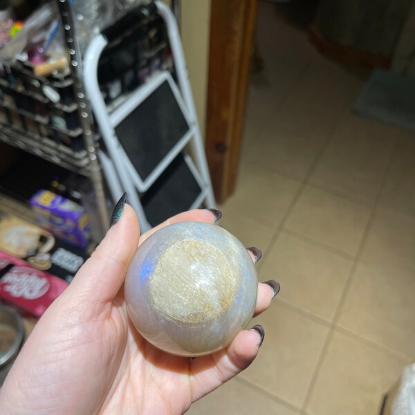 Peach Moonstone Sphere