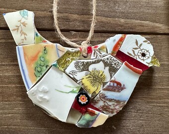 Sweet Hanging Bird Mosaic