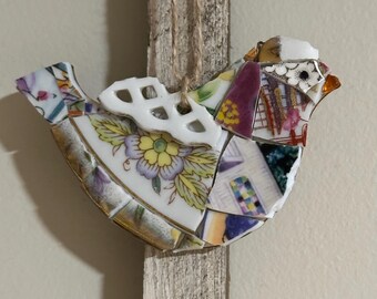 Sweet Hanging Bird Mosaic