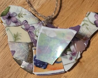 Sweet Hanging Bird Mosaic