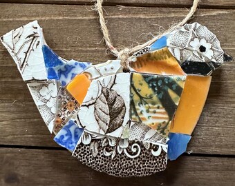 Sweet Hanging Bird Mosaic