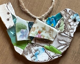 Sweet Hanging Bird Mosaic