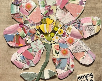 Pink Posie Mosaic