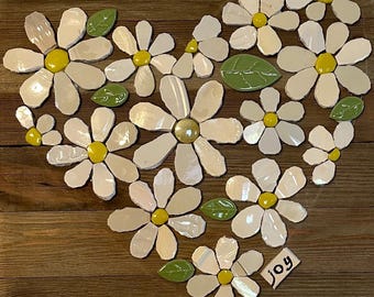 Daisy Heart Mosaic