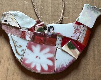 Sweet Hanging Bird Mosaic