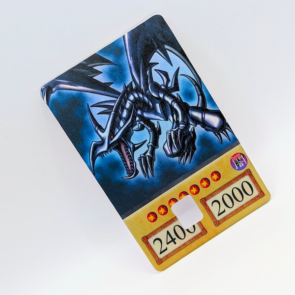 Yu-Gi-Oh Red-Eyes Black Dragon Holographic Debit Card Sticker Cover