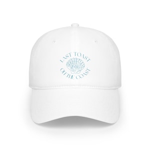 Beach Coastal Bachelorette  Baseball Hat, Bridesmaid Party Favor, Last Toast on the Coast
