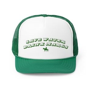 Save Water Drink Margs Trucker Hat, Drinking Hat, Funny Unique Gifts