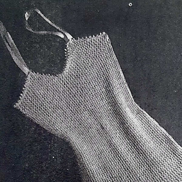 PDF KNIT PATTERN, 1940s Camiknickers Knit Pattern, Vintage Knit Pattern  Vintage Knit Women Undergarment, Knit Lingerie, Knit Sleepwear