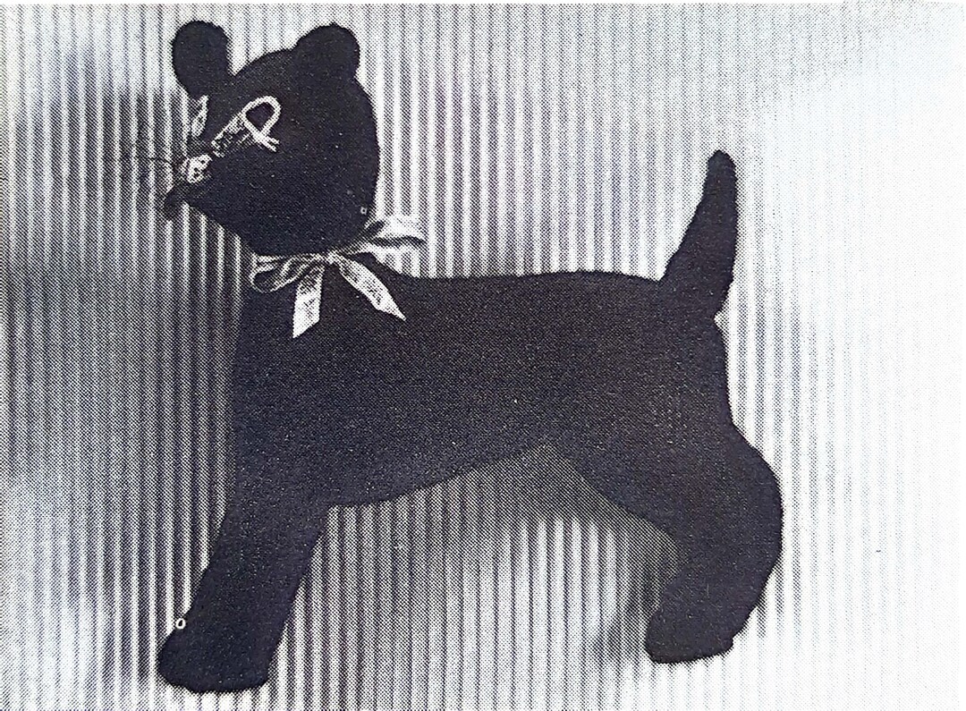 PDF KNIT PATTERN: Vintage Cat Knitting Pattern, Vintage Knit Pattern ...