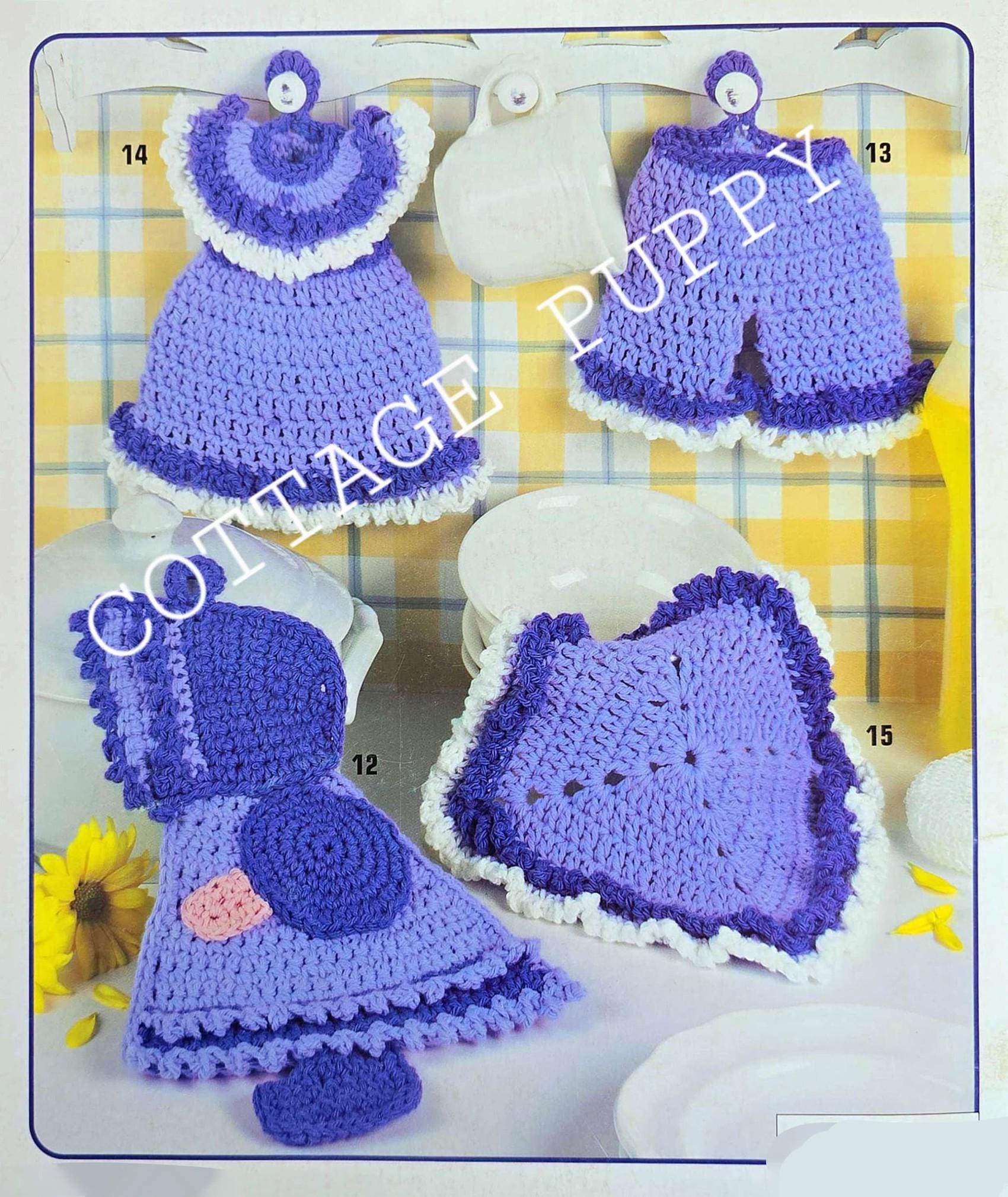 Potholder Dress Crochet Pattern - Etsy Potholder Dress Crochet Pattern - Etsy