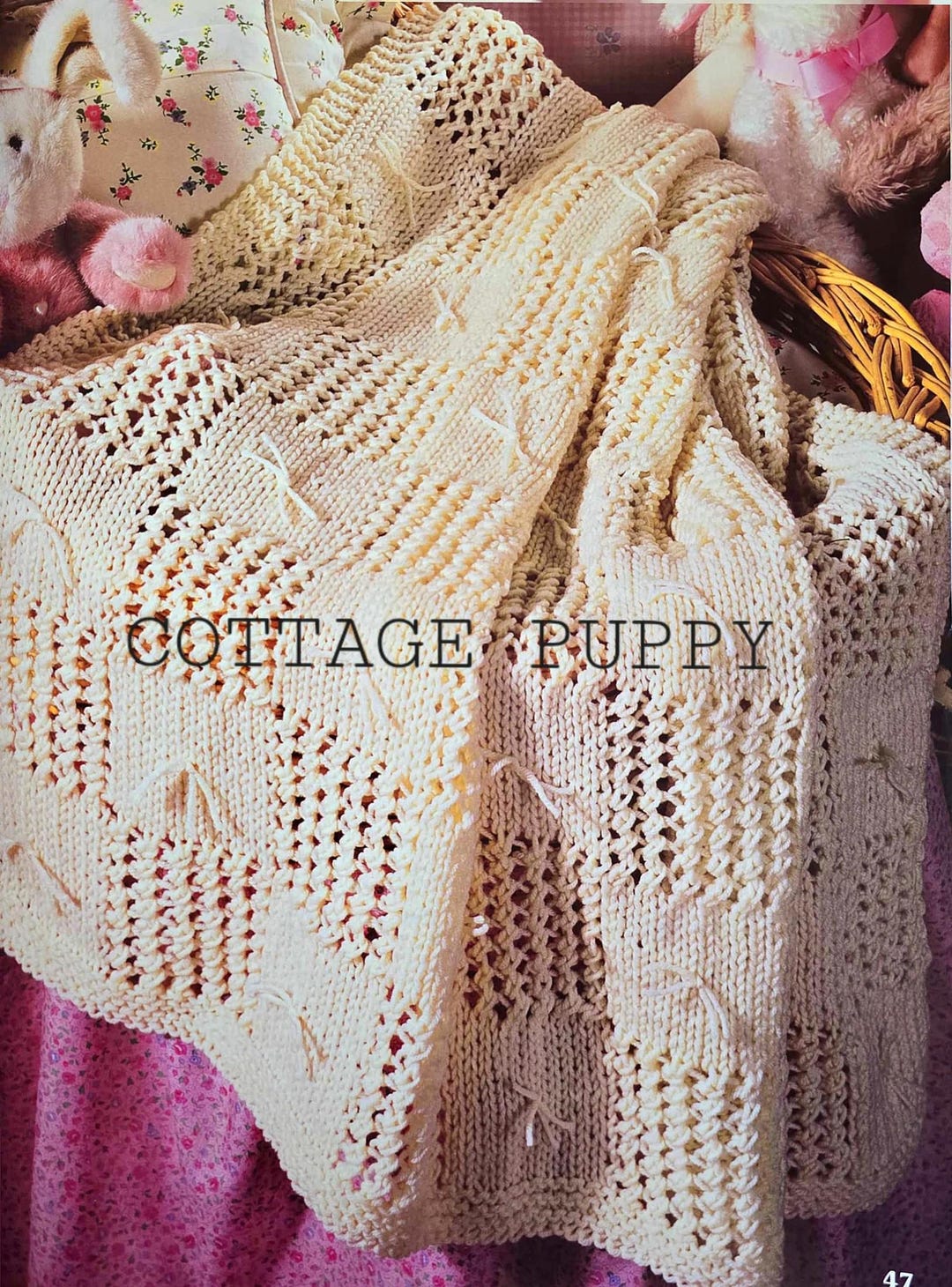 PDF KNIT PATTERN: 2000 Patchwork Sampler Afghan Knit Pattern, Blanket ...