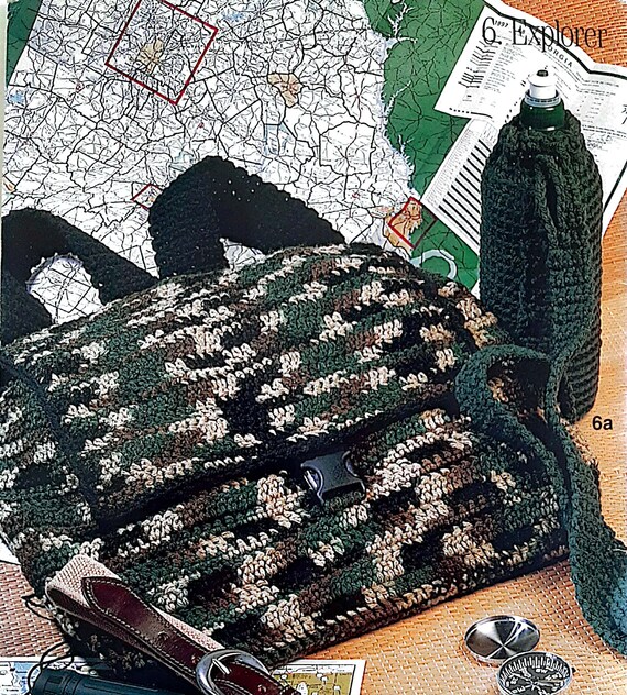 SCHEMA ALL'UNCINETTO PDF: 2001 Zaino e borsa portabottiglie all