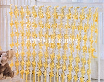 PDF CROCHET PATTERN: Cherry Blossoms Blanket Crochet Pattern, Vintage Crochet Pattern, Flower Blanket Crochet Pattern