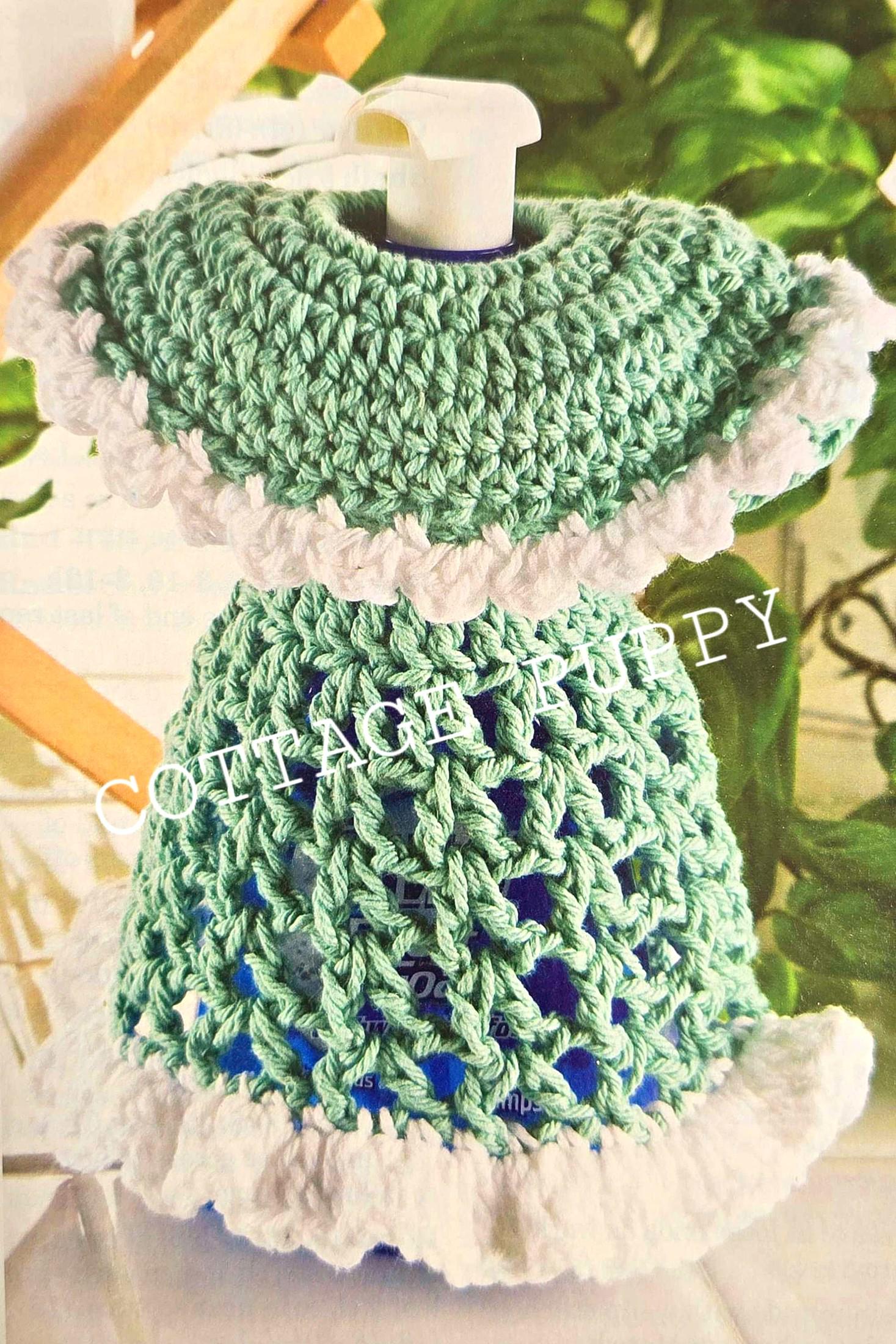 white christmas dresses Dishcloths In The Round Crochet Pattern Set main image 1