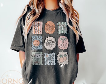 IVF Shirt • Comfort Colors Tee • “Some Miracles Take Time” Hand-Drawn Doodle Fertility Support Gift