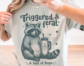 Egg Retrieval Shirt • Comfort Colors Tee • Triggered & Feral Raccoon Funny Fertility Support Gift